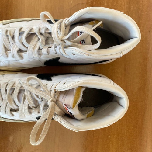 Nike Blazer Mid ’77 used, white-black, size 43