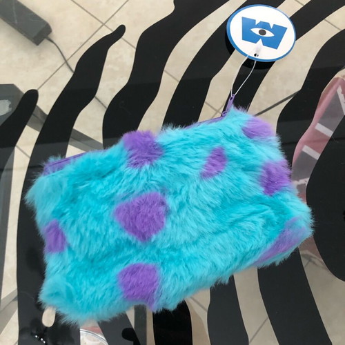 Monsters Inc Sully Soft Furry school bag and wallet set new