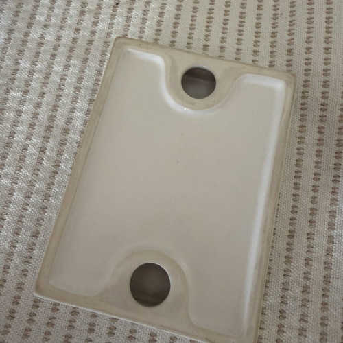 Soap dish like new, ceramic