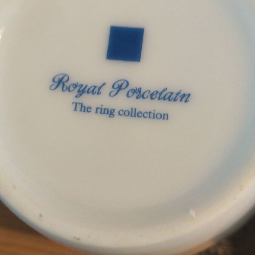 Nescafé The Ring Collection porcelain mug set of 7, Royal Porcelain