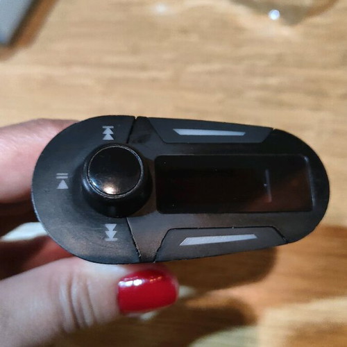 Fm transmission like new with USB port, memory card slot and remote