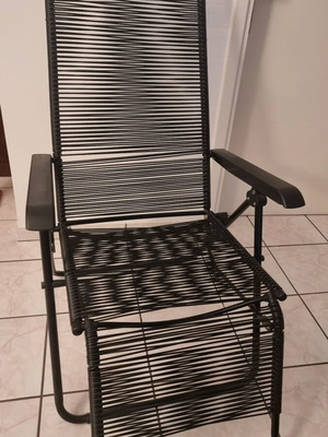 Reclining chair like new, indoor or outdoor, Ikea design