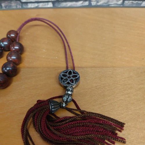 Jasper Komboloi new with tag, semi-precious stones