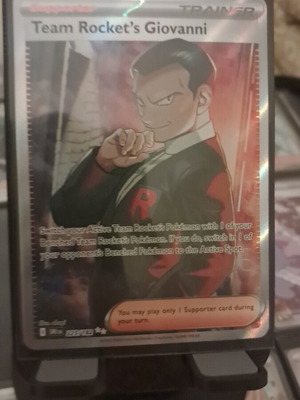 Pokemon Card Destined Rivals Team Rocket Giovanni new