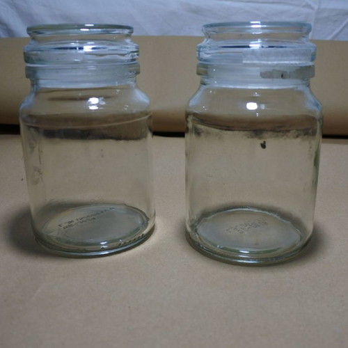 Glass jars used 100ml, pack of 10 pieces