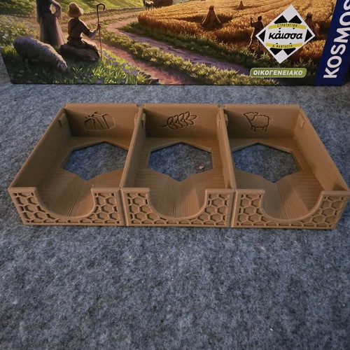 Catan Card Holder 3D printed, like new, 6 slots for sleeved cards