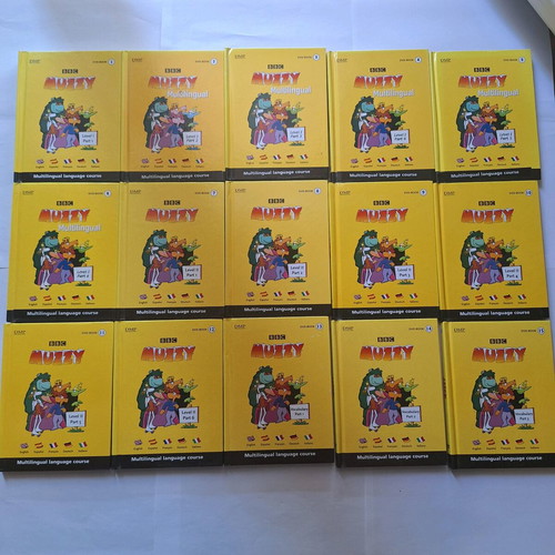 BBC Muzzy Multilingual Language Learning DVDs like new, set of 15