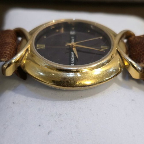 Junghans Solar 1 watch used, gold-plated