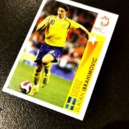 Zlatan Ibrahimovic Panini UEFA Euro 2008 Trading Card new