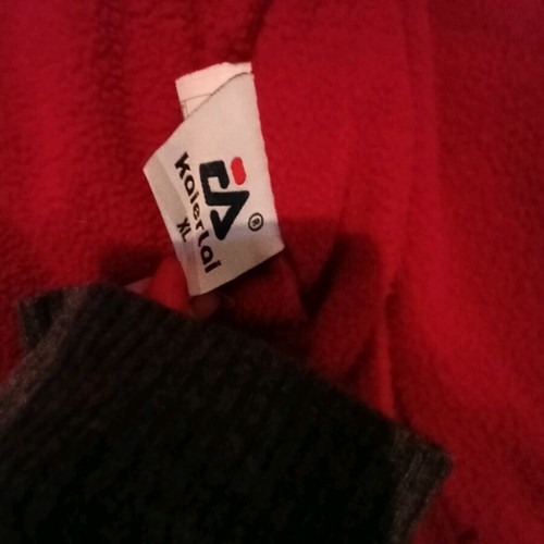 Autumn jacket used, red, reversible, size XL