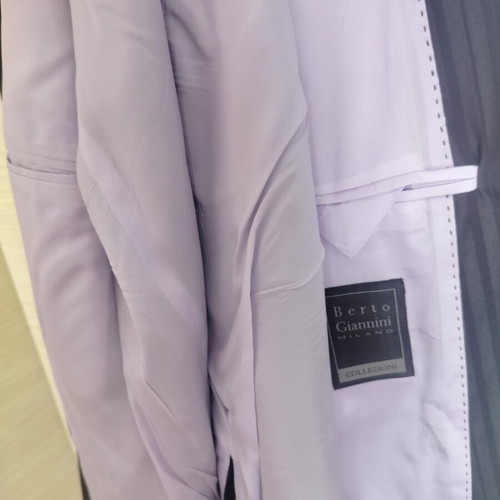 Wedding suit like new, black striped with white vest