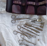Dental set used, antique 1925