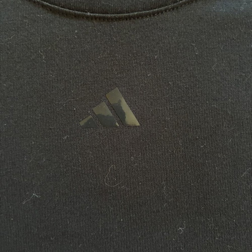 Adidas AEROREADY Train Essentials 3 Bar Logo Cropped T-Shirt, black, XS