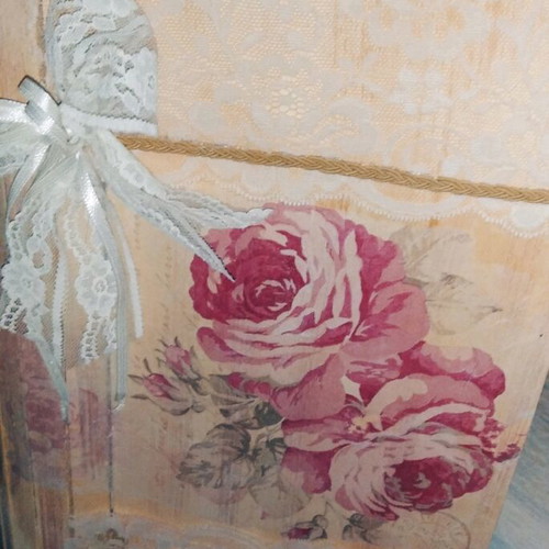Wooden Wedding Wish Book new, can be used as storage box