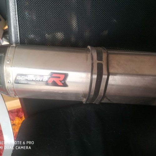 Dominator hp1 exhaust muffler used with db killer medium