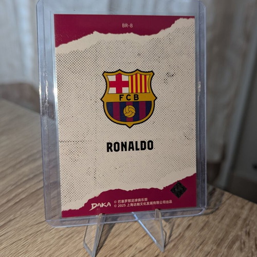 DAKA FC Barcelona 2025 Ronaldo Nazário Base Card #BR-8