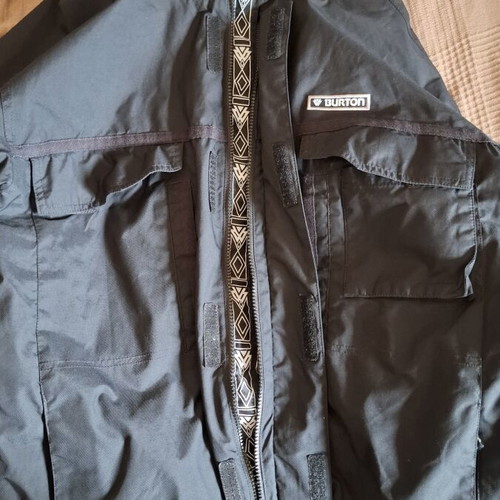 Burton ski jacket black XL like new