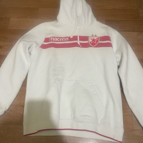 Macron Red Star Belgrade men's hoodie used, size S