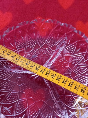 Glass dish three-section like new