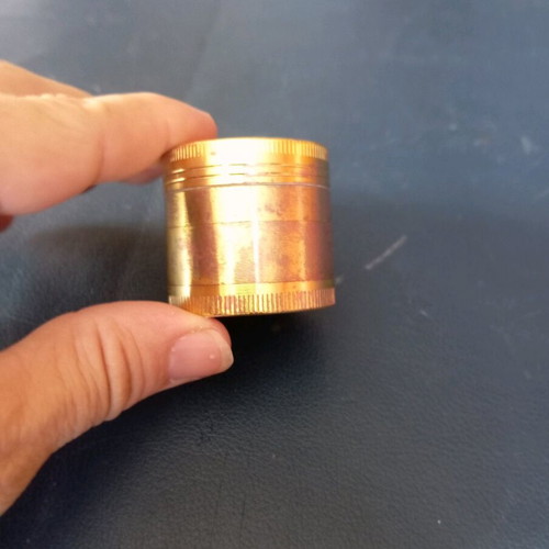 Gold grinder used, 24k plated, copper material