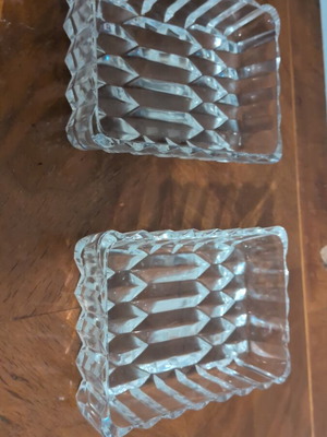 Crystal dish set like new