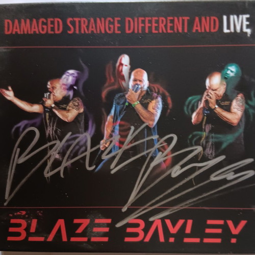 Blaze Bayley Damaged Strange Different and Live CD new, metal