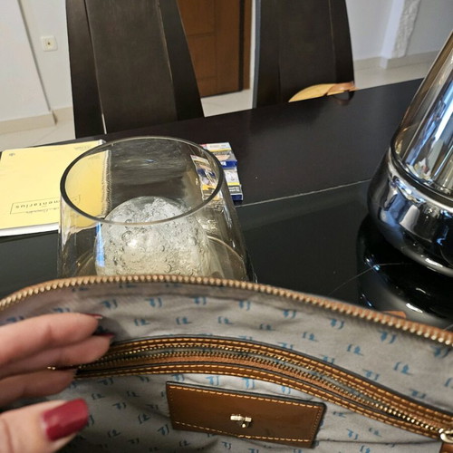 Trussardi handbag new, brown gradient color