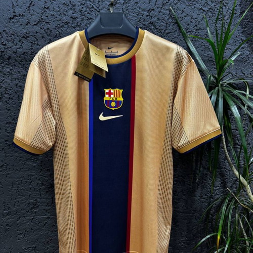 Barcelona 2001 Gold football jersey