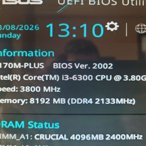 Intel Core i3 6300 processor like new
