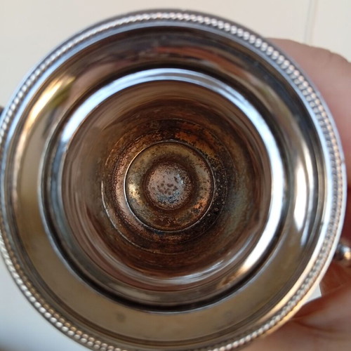 Tudor vase used, silver-plated, collectible miniature