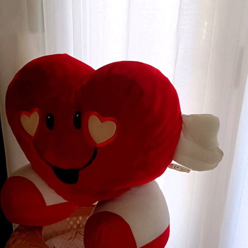 Heart doll 40x40 cm like new