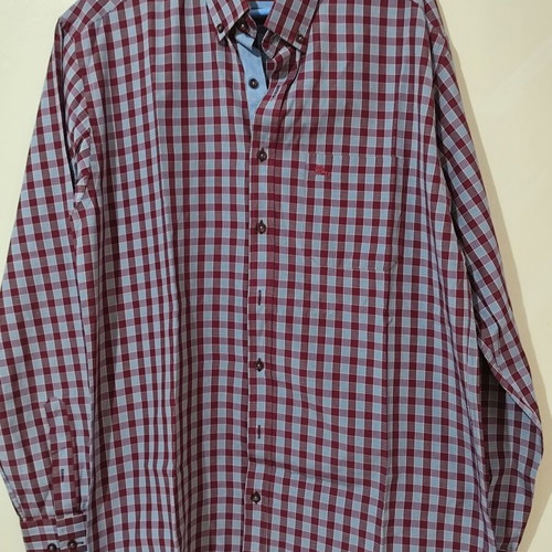 Berto Lucci Milano shirt size L, like new, red