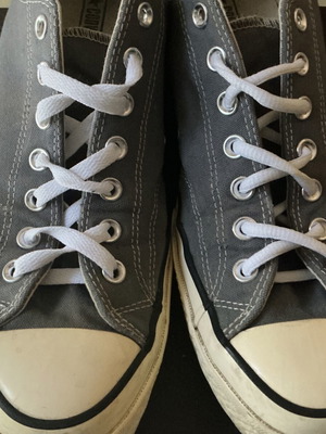 Converse All Star Low Tops men's shoes used, blue, size 45