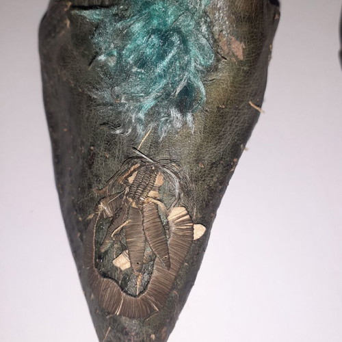 Vintage pasoumaki shoes used with fine wire decoration