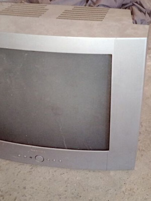 Old television used, very heavy