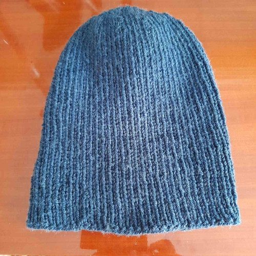 Knitted men's hat handmade made to order XL