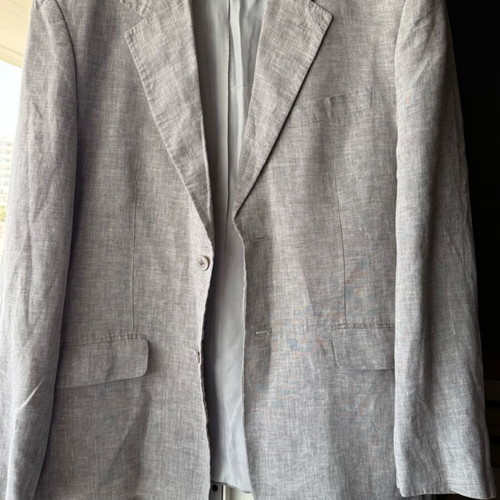 Men's linen jacket grey like new, size 60