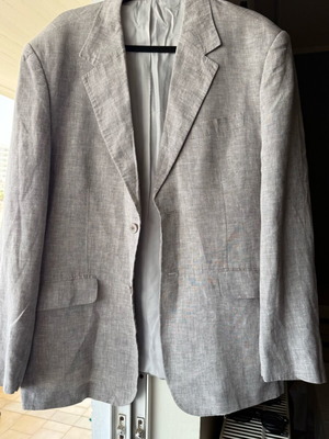 Men's linen jacket grey like new, size 60