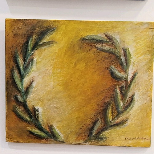 Handmade painting on canvas with kotinos theme new