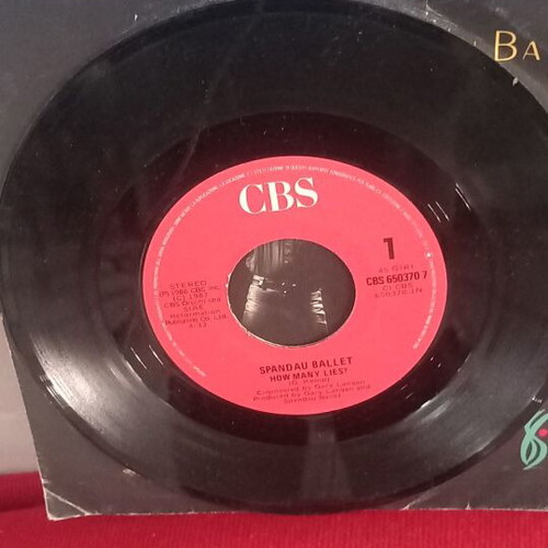 Spandau Ballet How Many Lies record used, rock