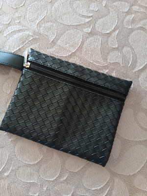 Black pouch bag