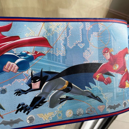 Justice League decor roll new for wall 10 meters