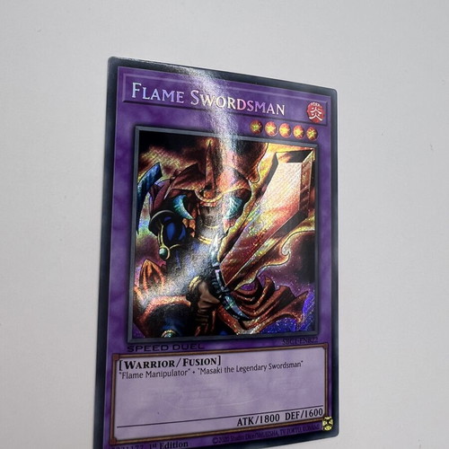 Yu-Gi-Oh! Flame Swordsman SBC1-ENB22 Secret Rare card new