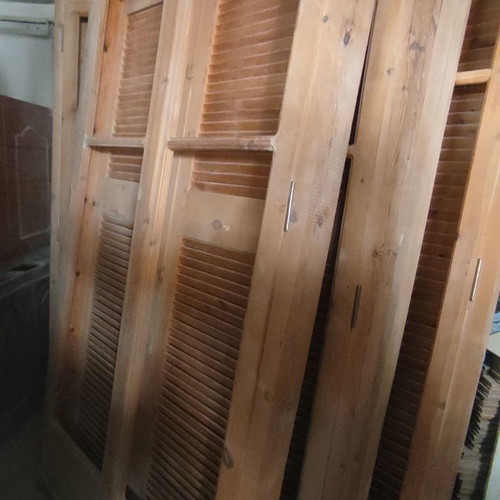 Balcony doors new from A quality Swedish wood with shutters