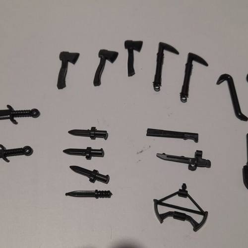 Lego weapons and tools set new, 19 pieces for City, Agents, Army