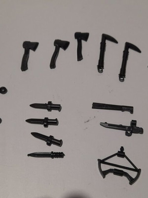 Lego weapons and tools set new, 19 pieces for City, Agents, Army
