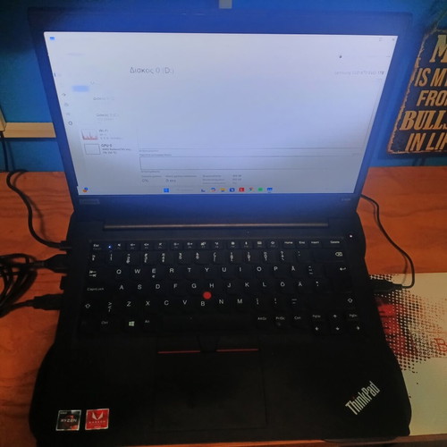 Lenovo ThinkPad E495 laptop with Ryzen 5 3500U and Radeon Vega 8