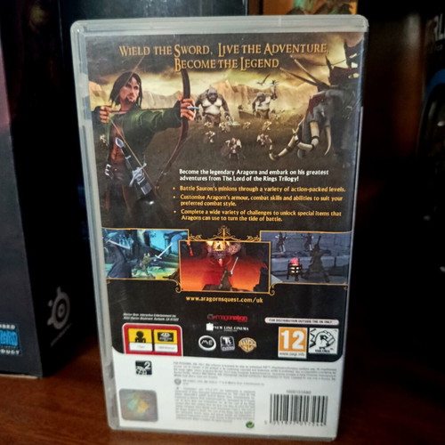 The Lord of the Rings Aragorn's Quest PSP game used, English version