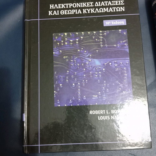 Electronic Devices and Circuit Theory used, 10th edition