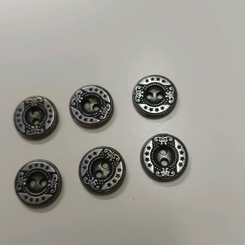 Vintage buttons in three beautiful designs like new